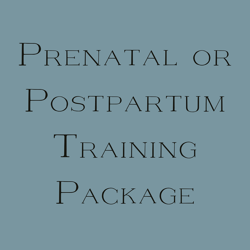 Prenatal, Postpartum, or Personal Training Package