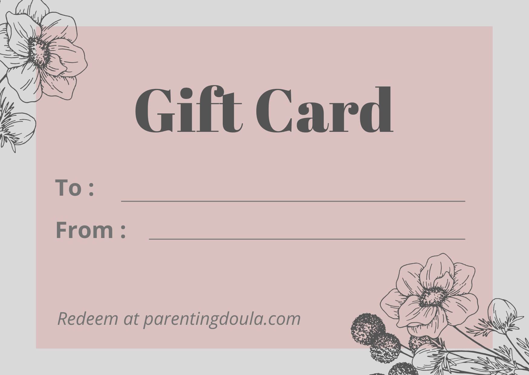 Gift Certificate image